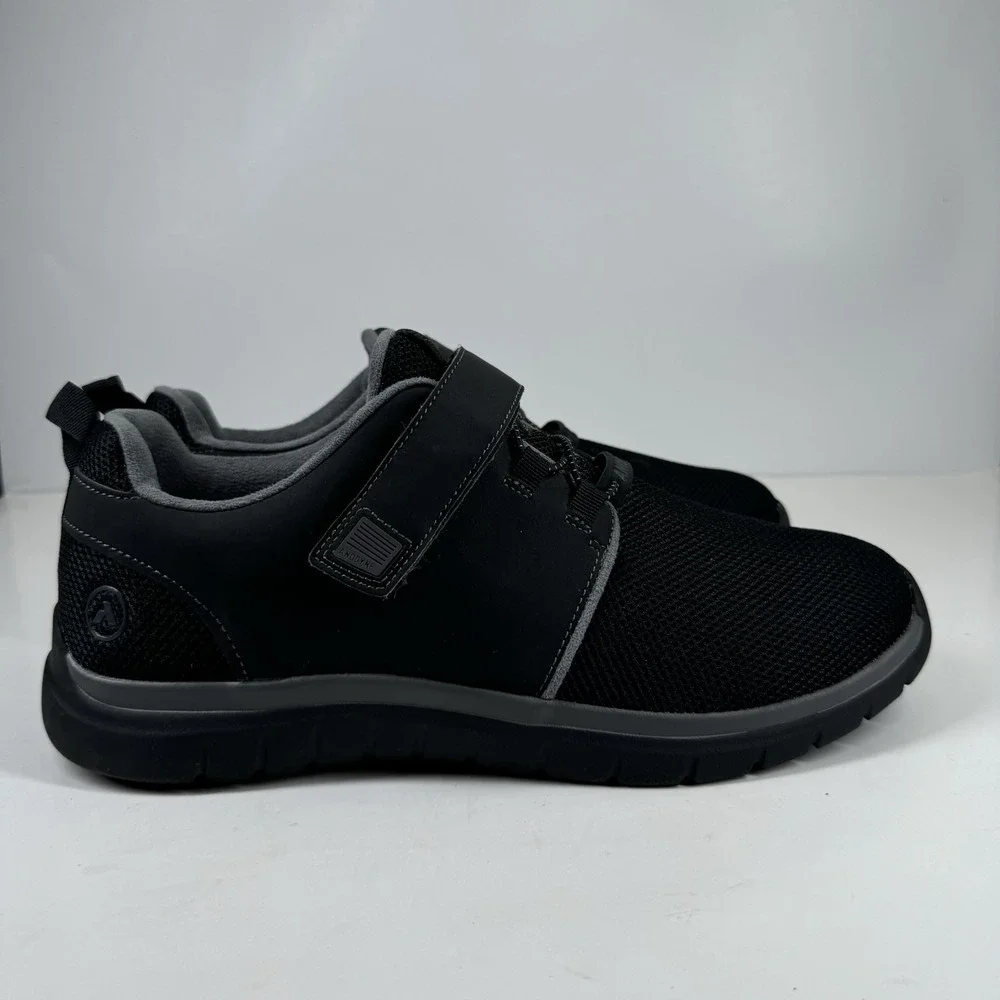 Anodyne No. 46 Sport Jogger Men's US 11W Black Orthopedic Diabetic Walking Shoes